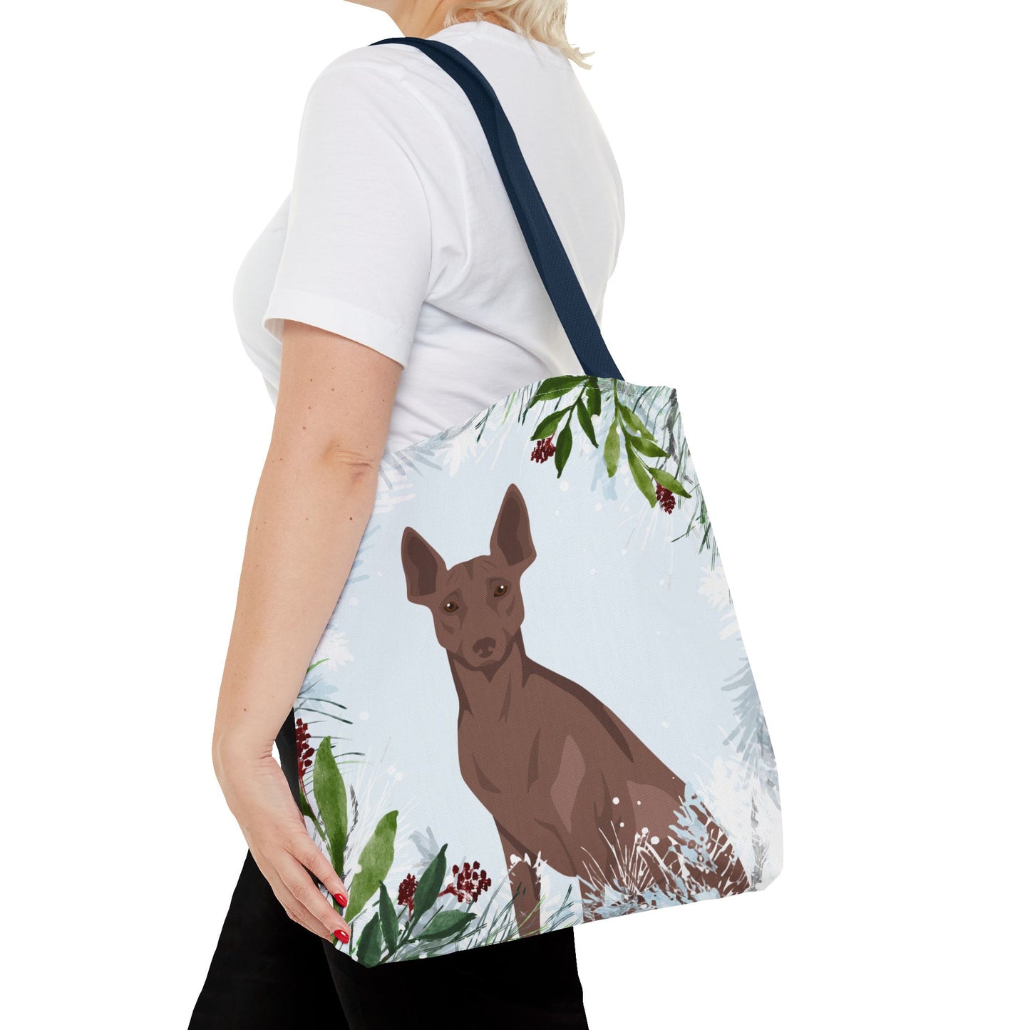 Peruvian Inca Orchid Dog Christmas Holiday Tote Bag 16x16