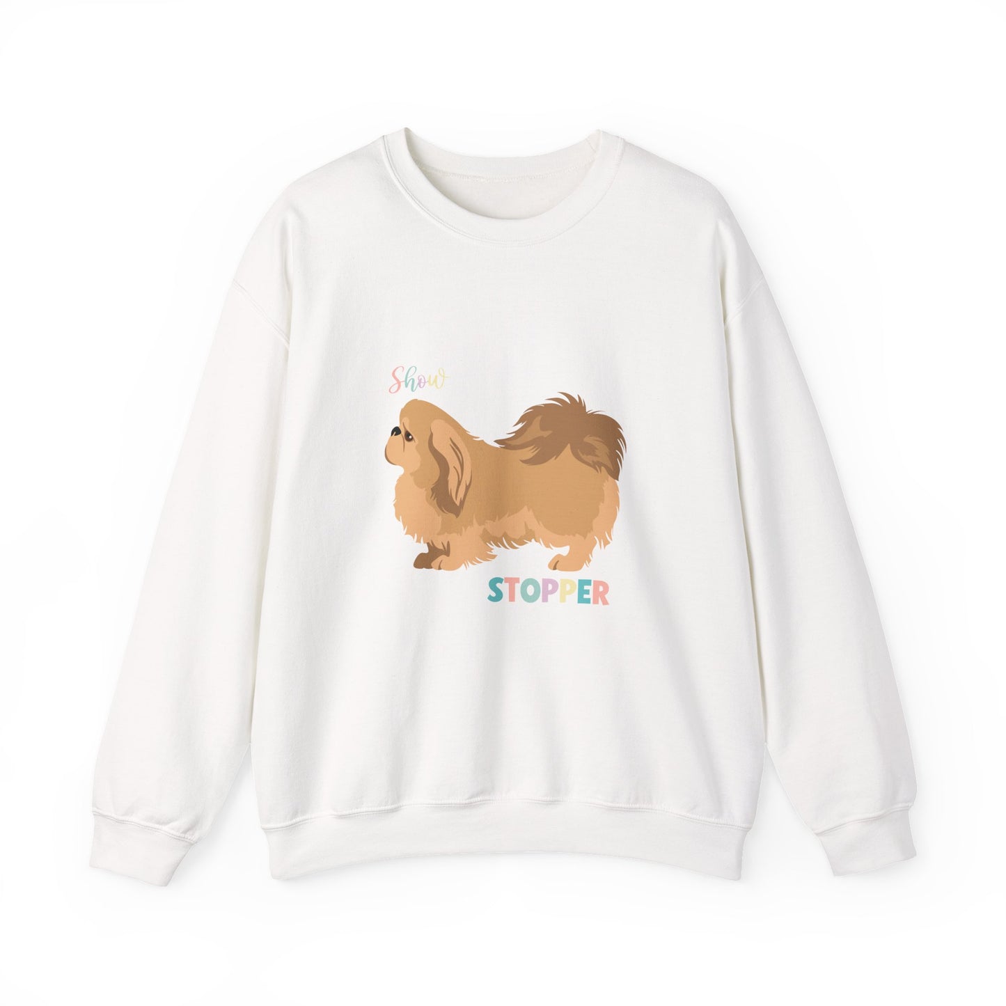 Pekingese Dog Unisex Heavy Blend Crewneck Sweatshirt