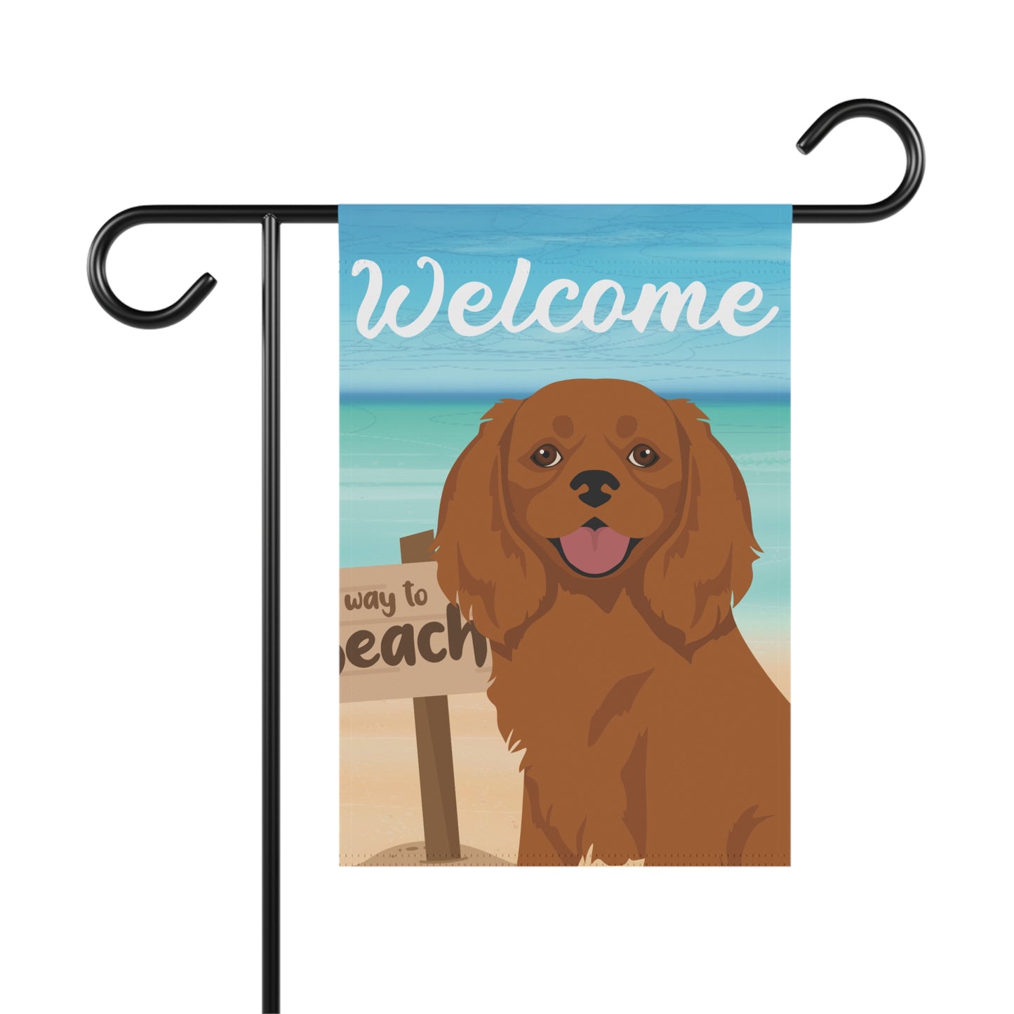 Cavalier King Charles Spaniel Dog Garden Flag