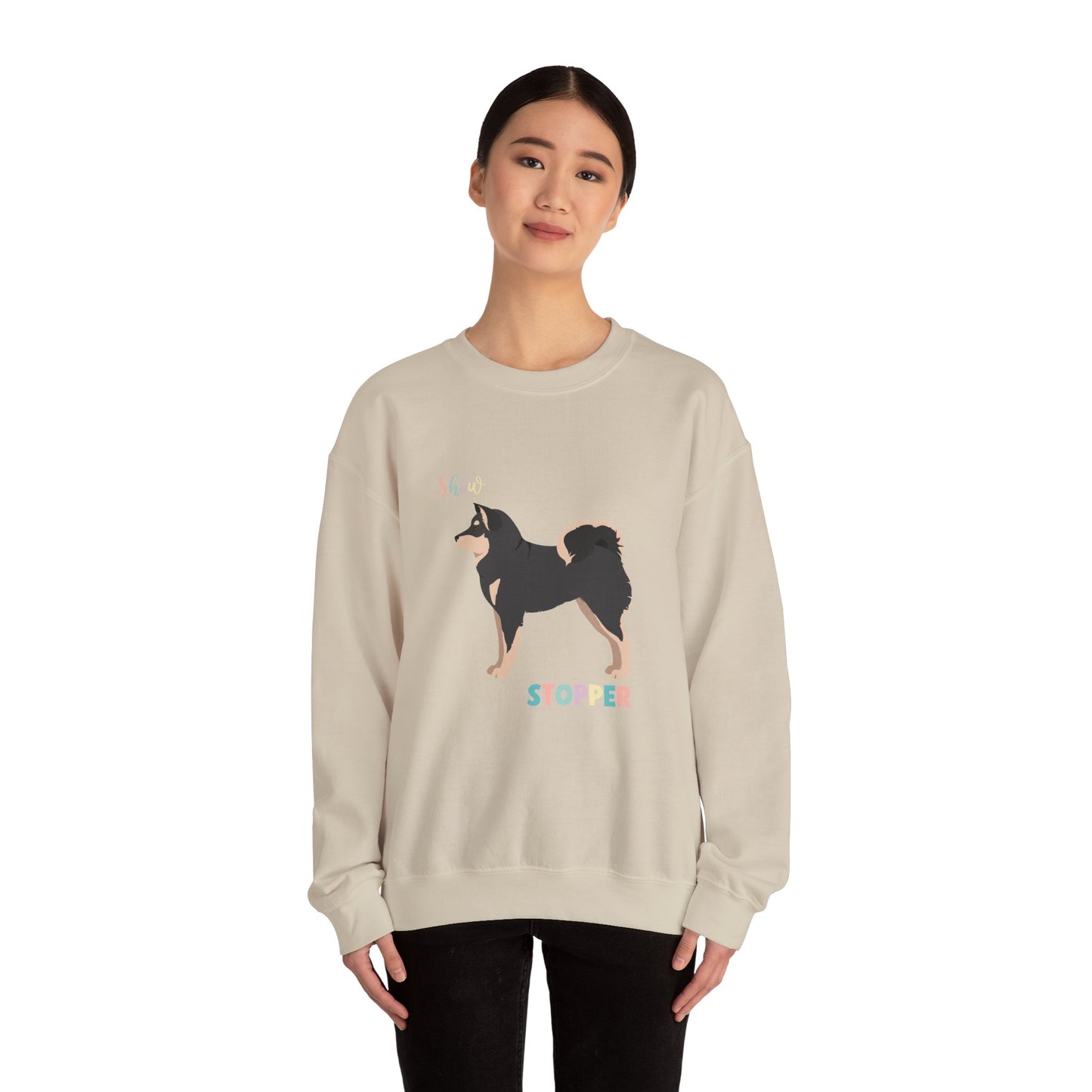 Shiba Inu Dog Unisex Heavy Blend Crewneck Sweatshirt