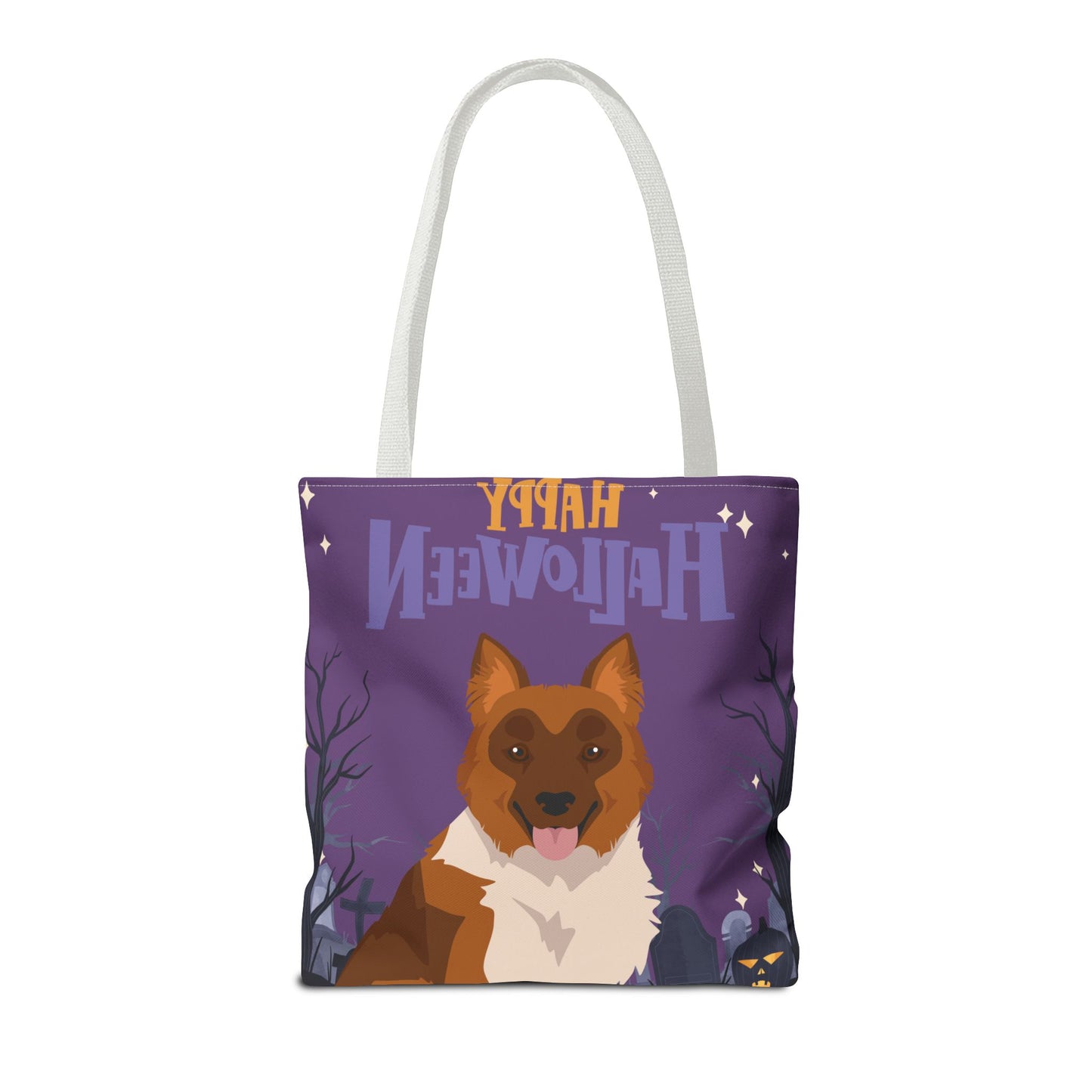 Elo Dog Happy Halloween Tote Bag 16x16
