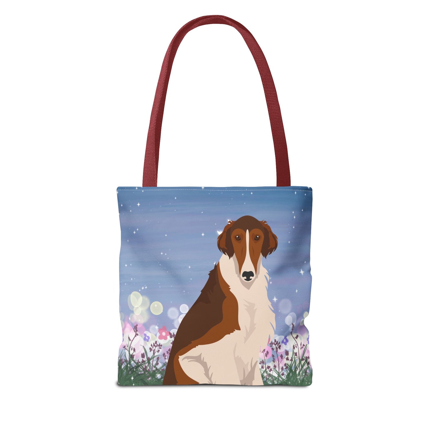 Borzoi Dog Tote Bag 13x13