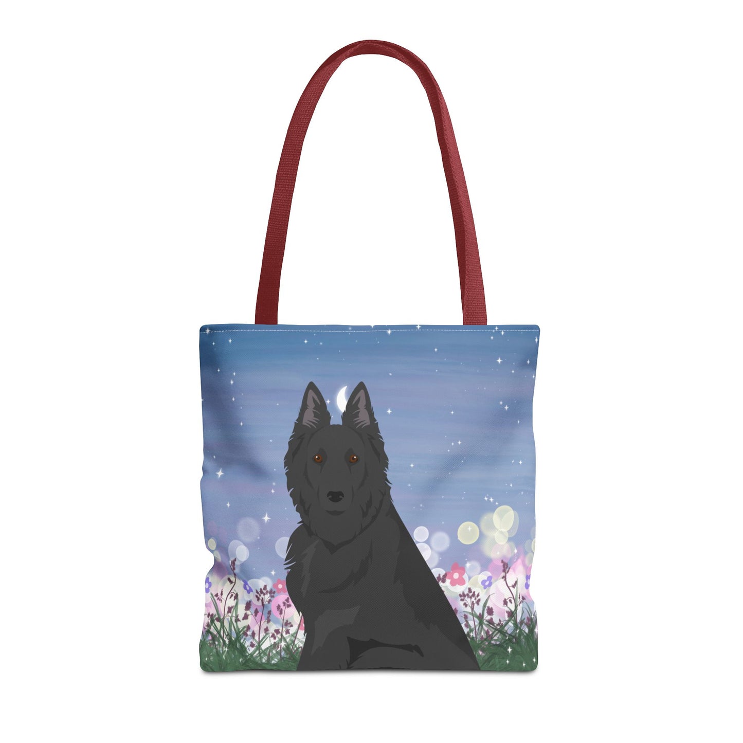 Belgian Sheepdog Dog Tote Bag 16x16