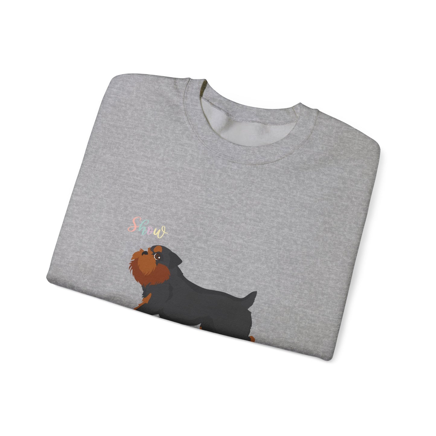 Brussels Griffion Dog Unisex Heavy Blend Crewneck Sweatshirt