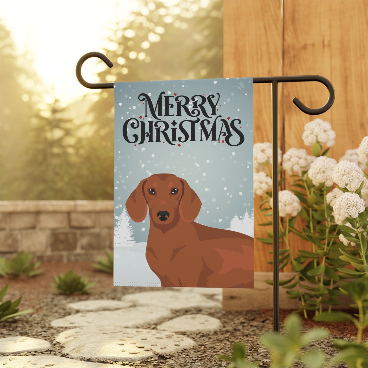 Dachshund Dog Garden Flag