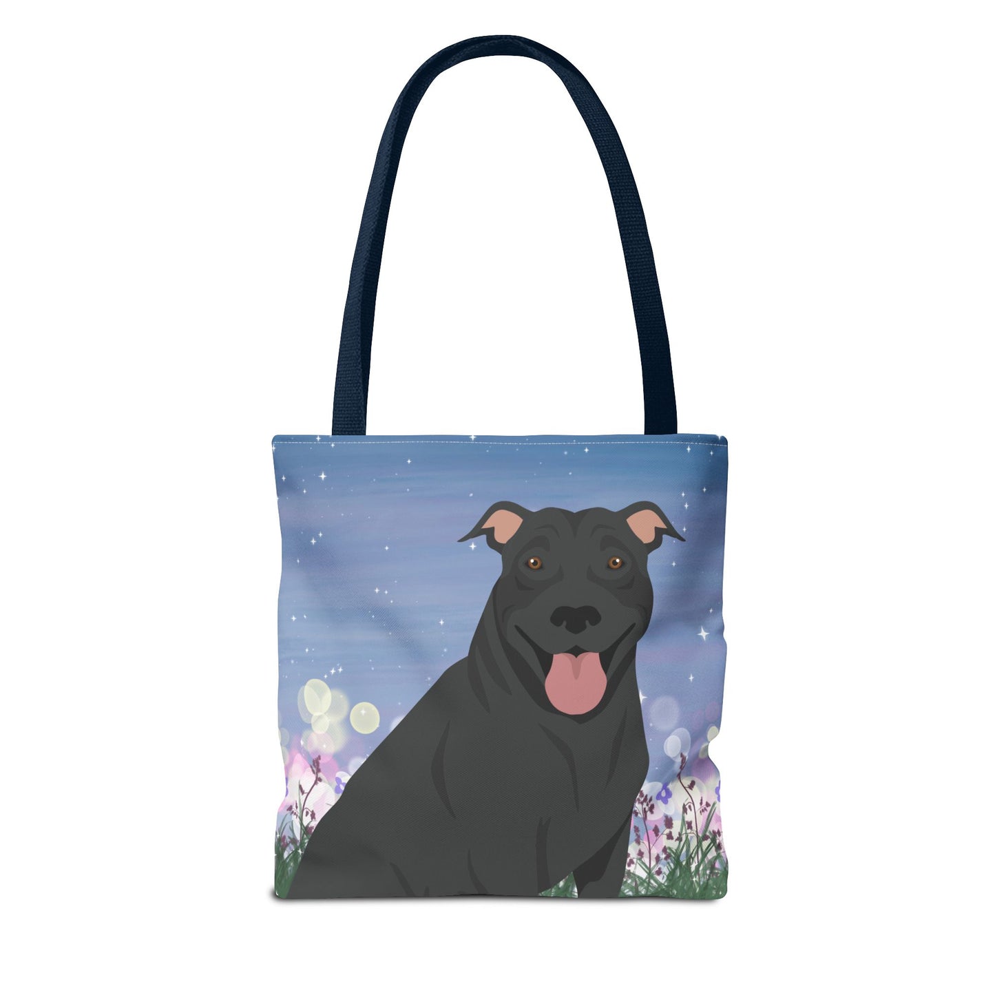 Pit Bull Dog Tote Bag 13x13