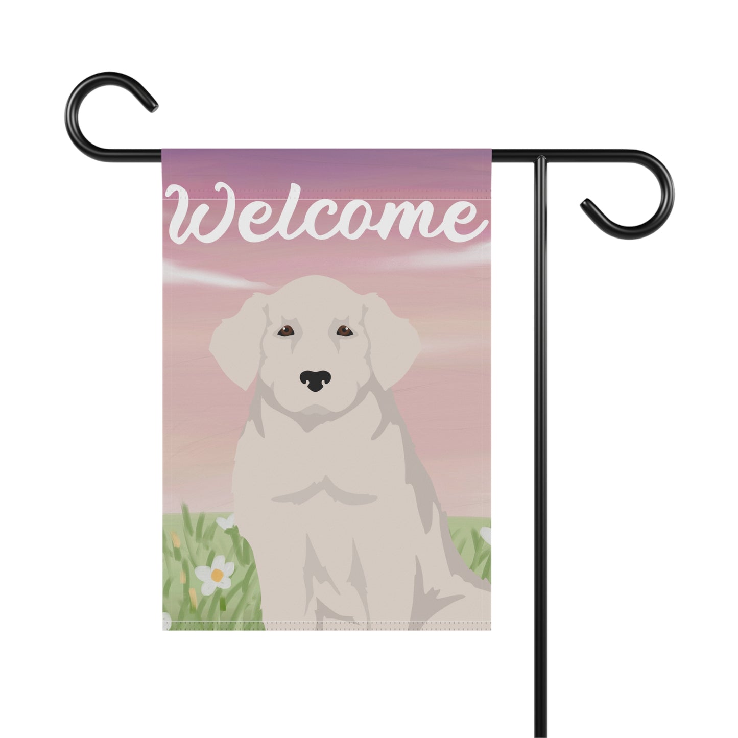 Kuvas Dog Welcome Garden Flag
