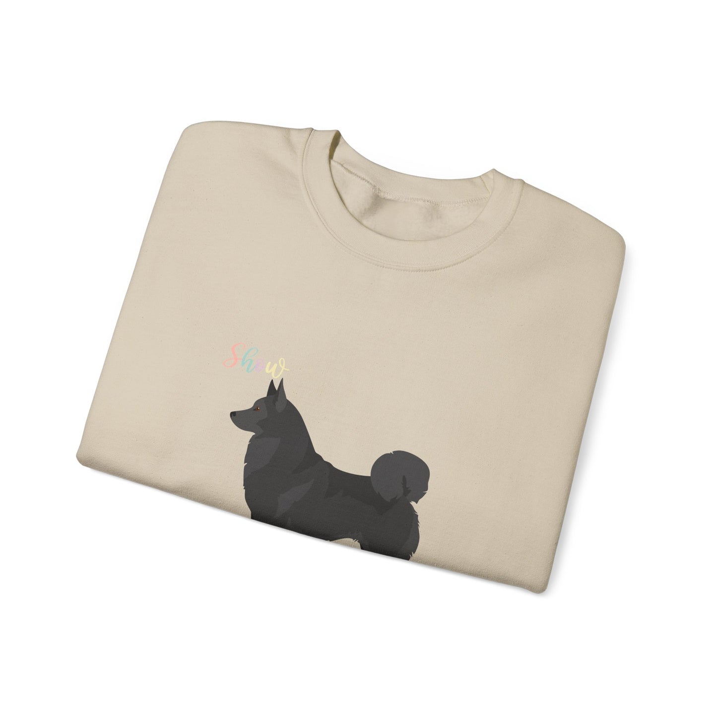 Norwegian Elkhound Dog Unisex Heavy Blend Crewneck Sweatshirt