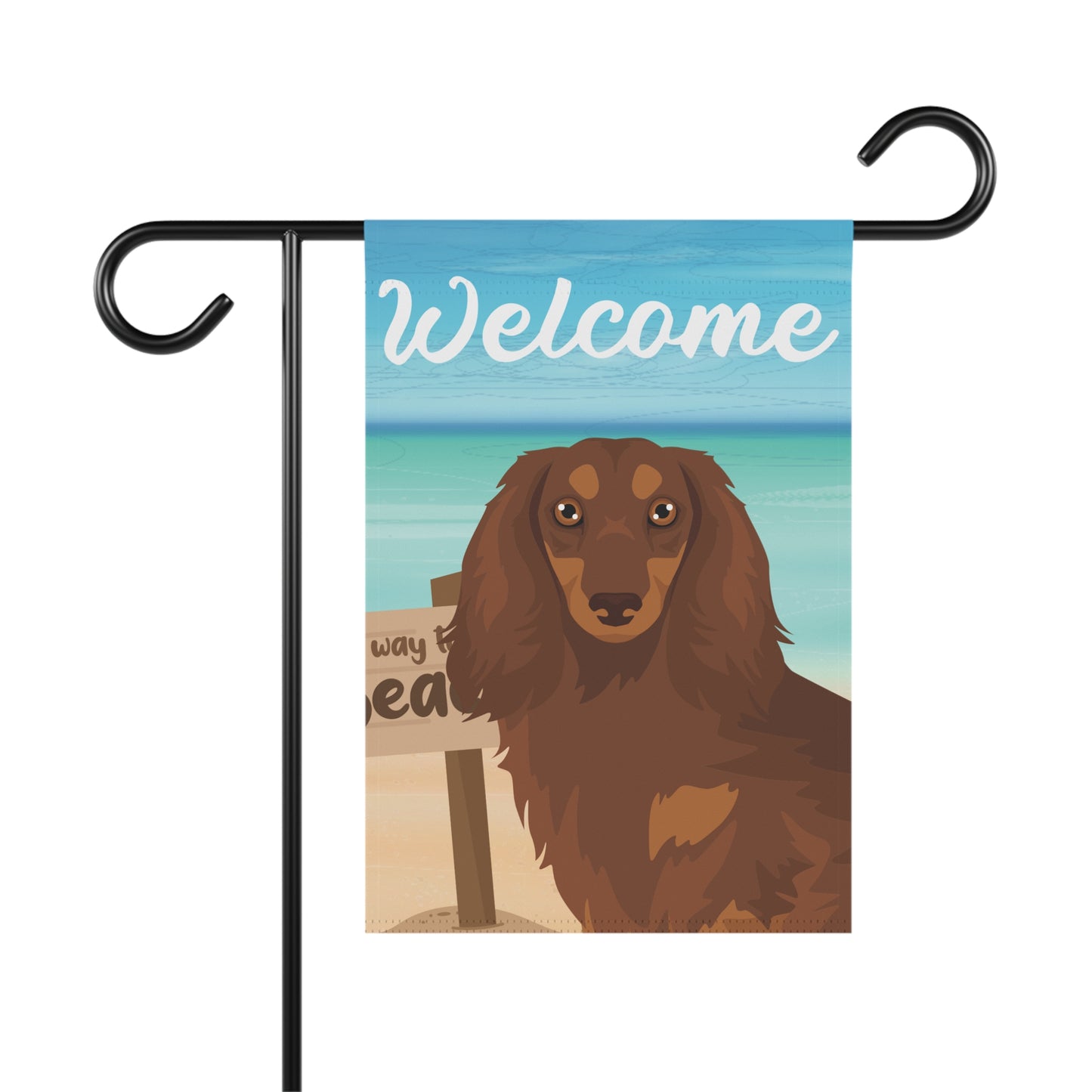 Dachshund Dog Garden Flag
