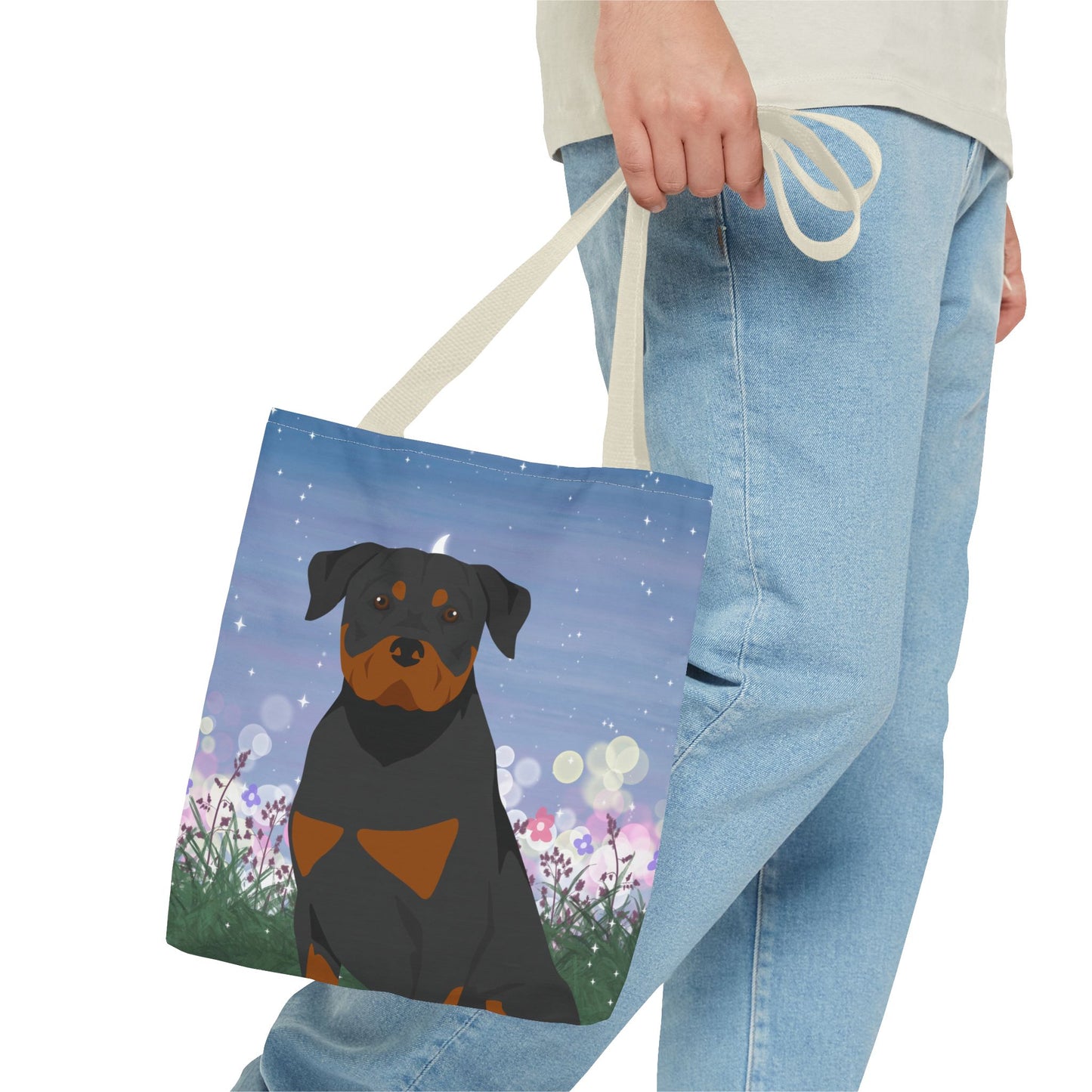 Rottweiler Dog Tote Bag 13x13