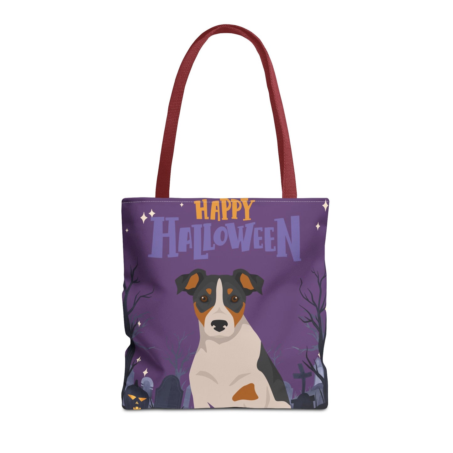 Parson Russell Terrier Dog Happy Halloween Tote Bag 16x16