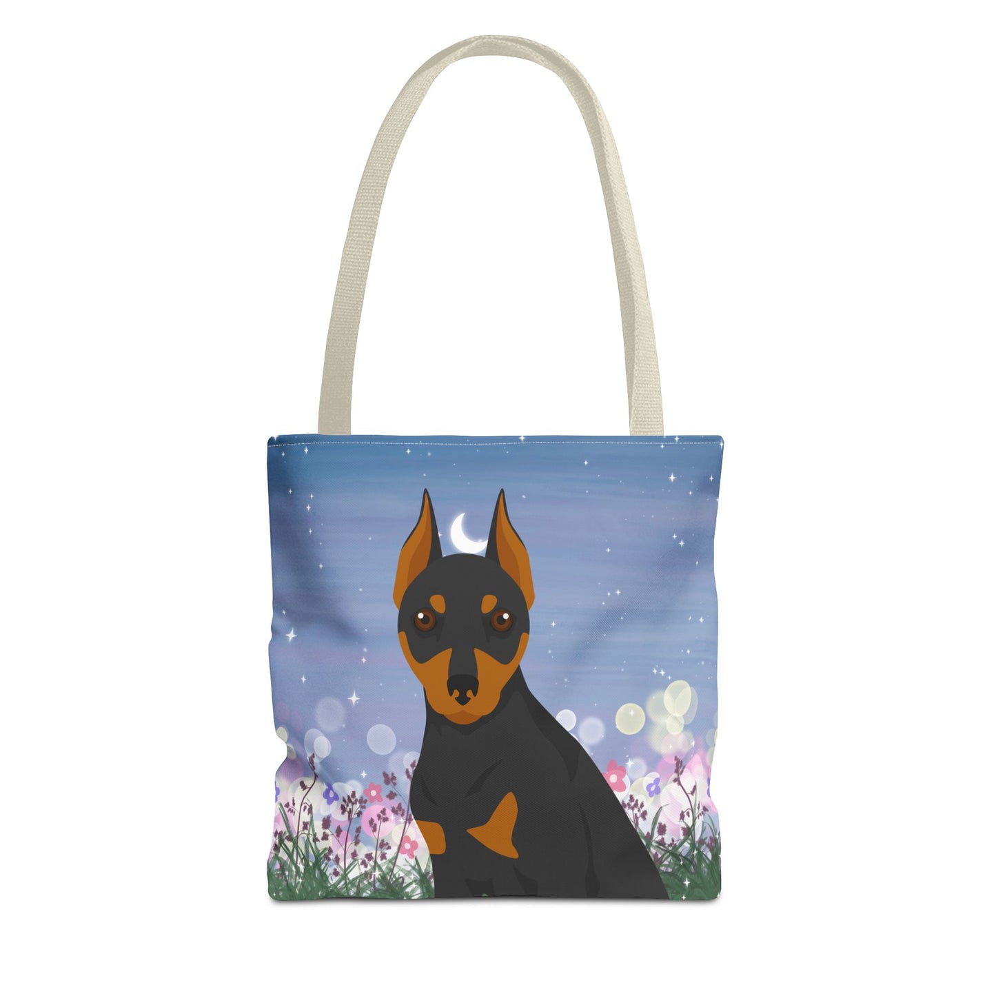 Miniature Pinscher Dog Tote Bag 13x13