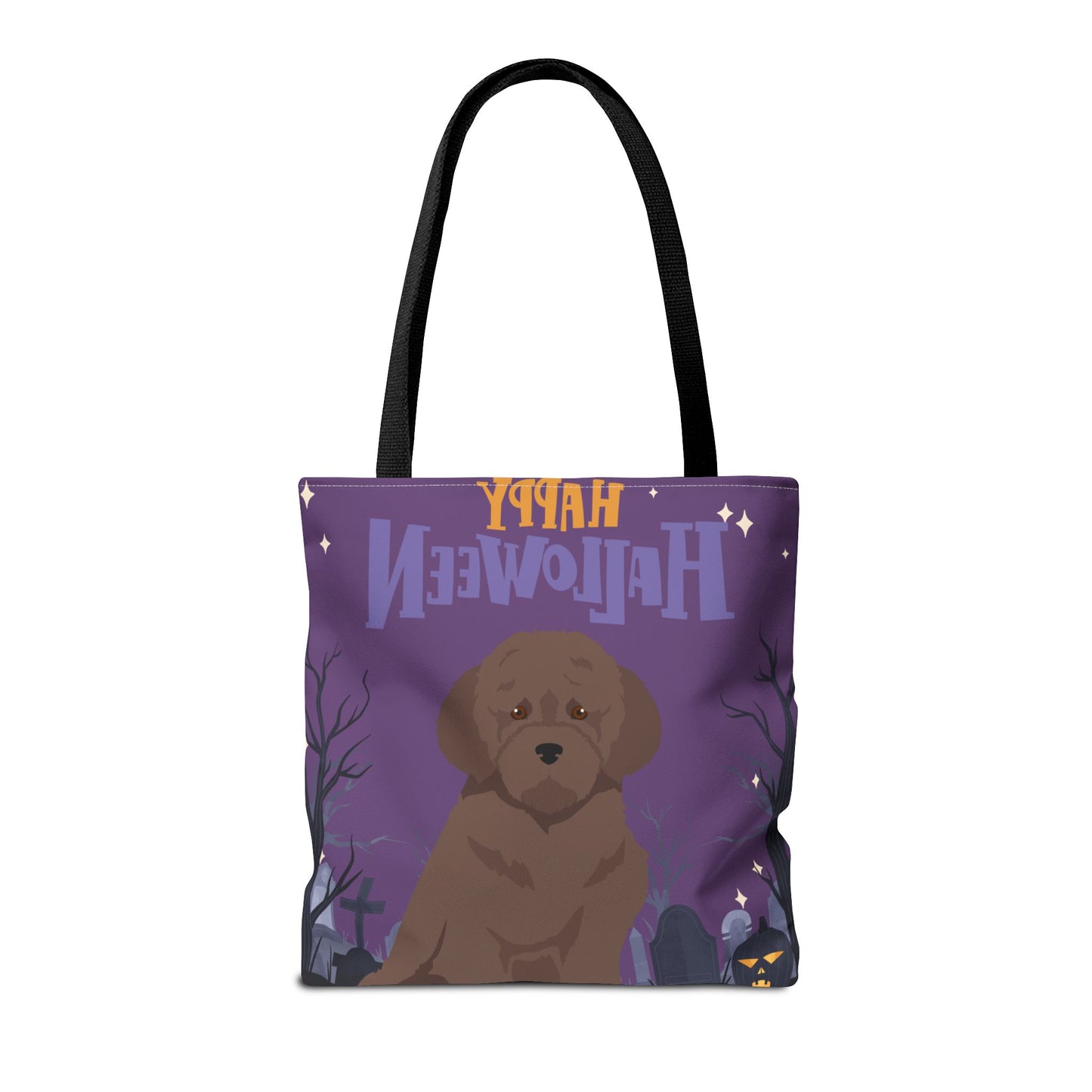 Lagotto Romagnolo Dog Happy Halloween Tote Bag 16x16