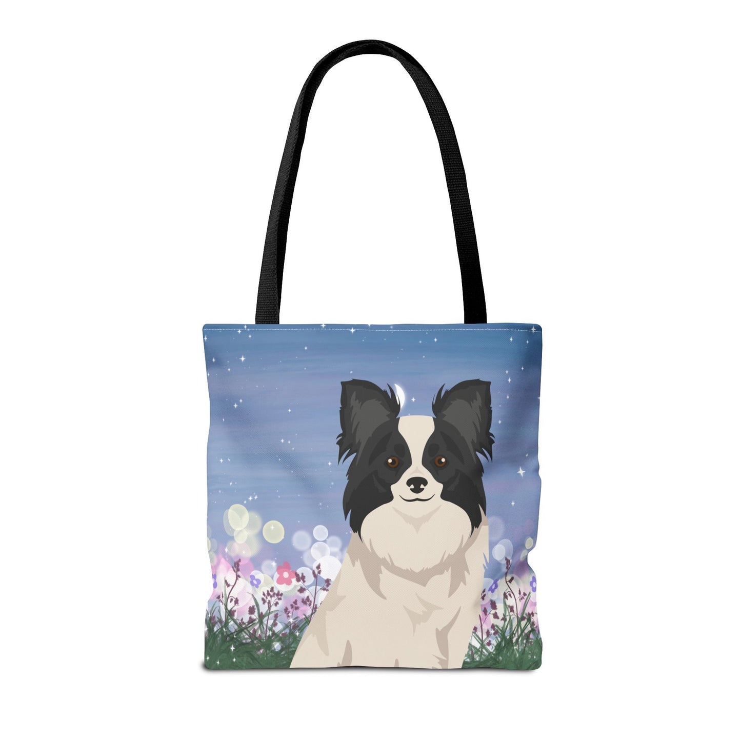 Papillon Dog Tote Bag 16x16