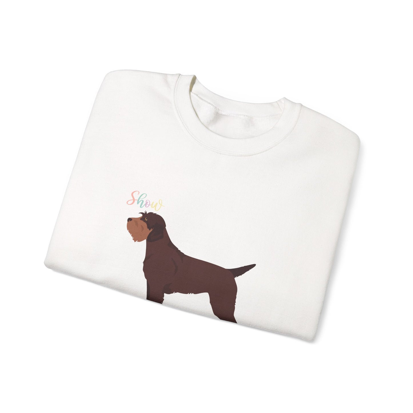 Wirehaired Pointer Griffon Dog Unisex Heavy Blend Crewneck Sweatshirt