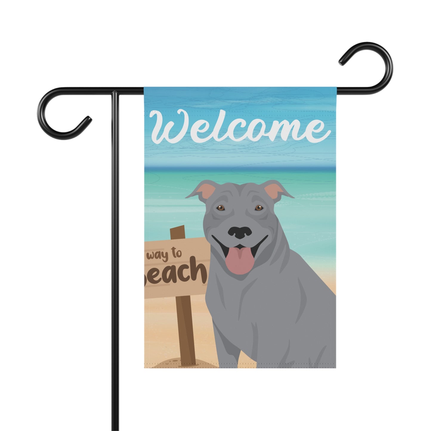 Pit Bull Dog Garden Flag