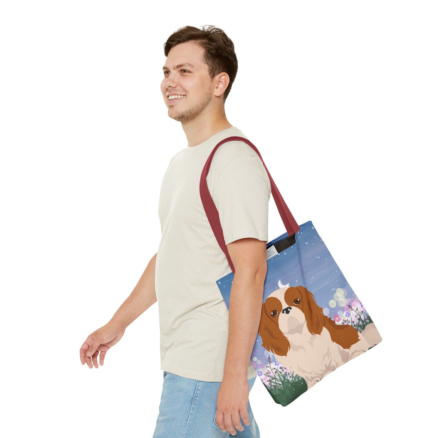 English Toy Spaniel Dog Tote Bag 16x16