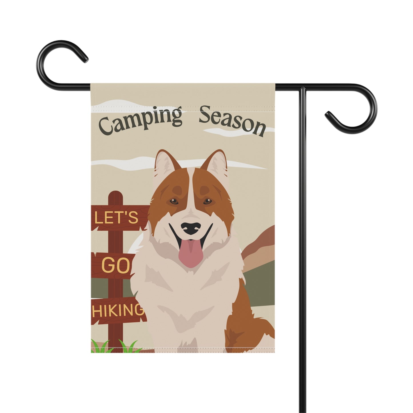 Thai Bangkaew Dog Camping Garden Flag