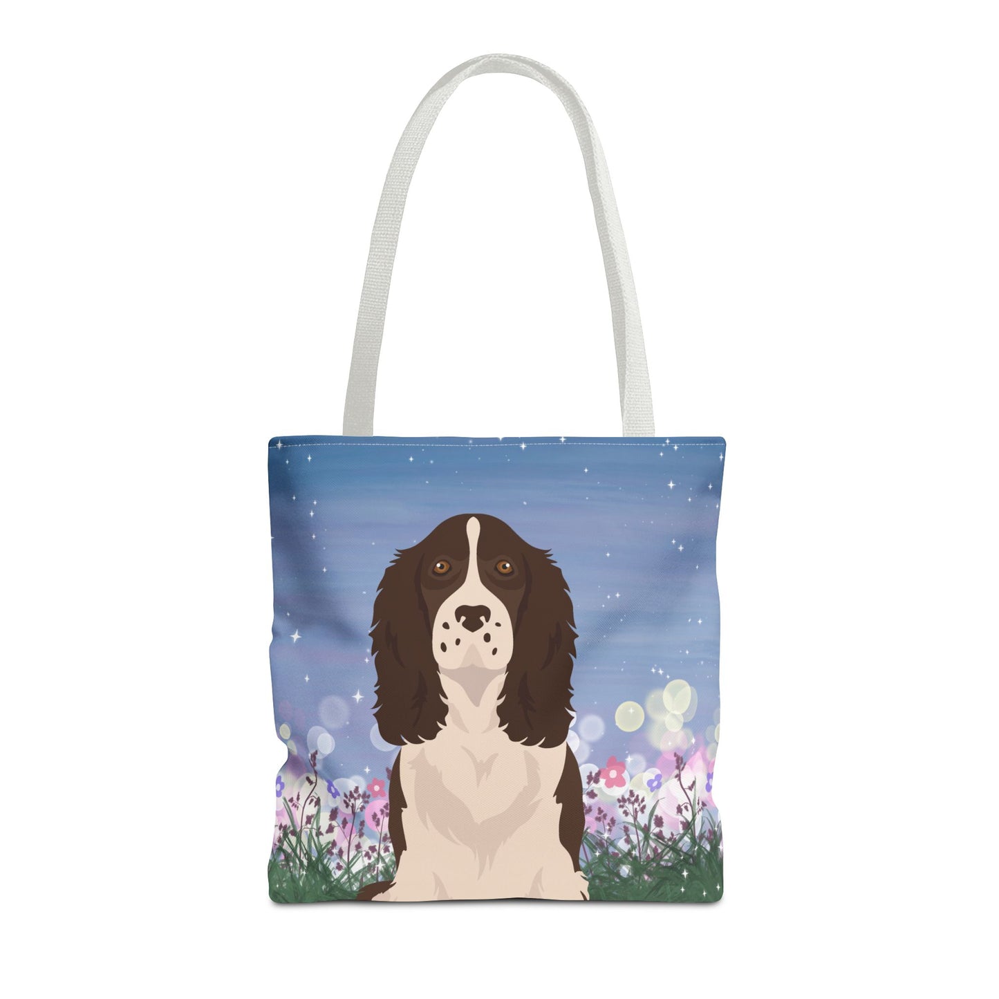 Springer Speniel Dog Tote Bag 16x16