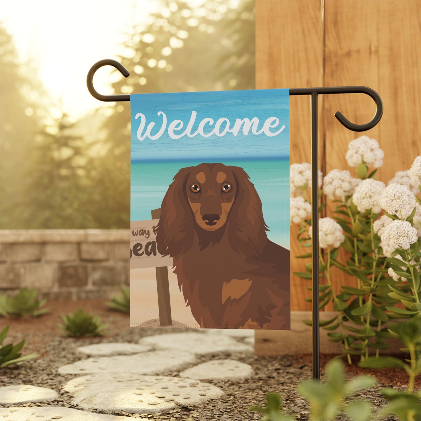 Dachshund Dog Garden Flag