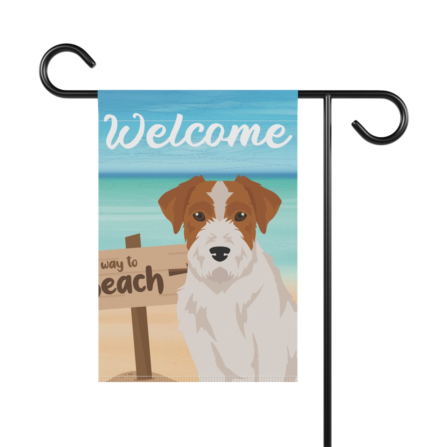 Jack Russell Terrier Dog Garden Flag