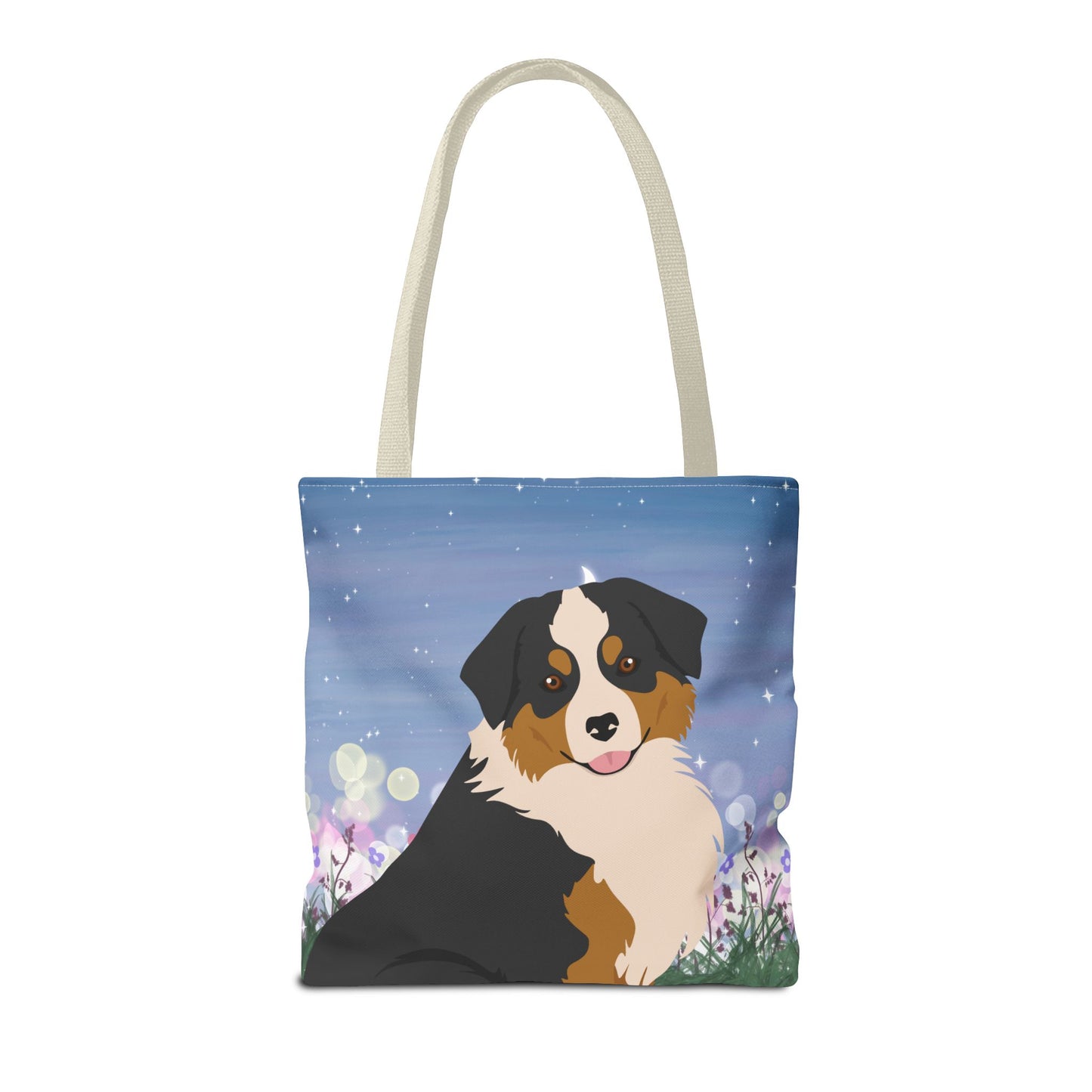 Miniature American Shepherd Dog Tote Bag 16x16