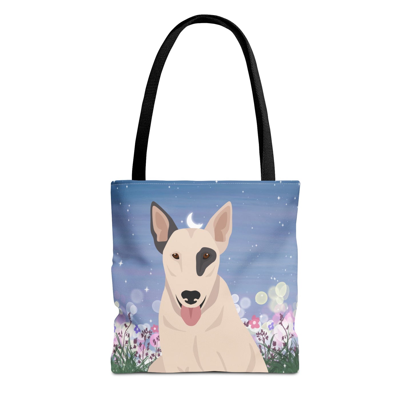 Bull Terrier Dog Tote Bag 13x13