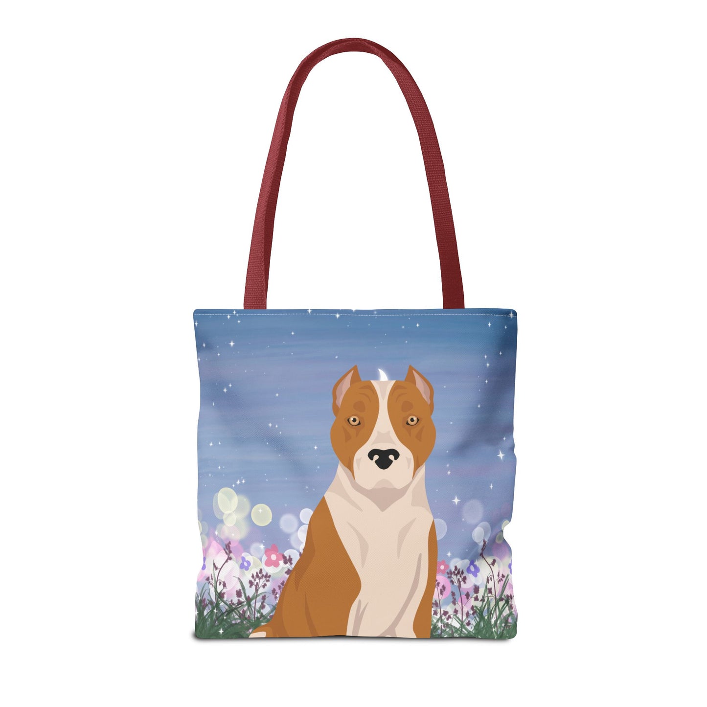 American Staffordshire Terrier Dog Tote Bag 16x16