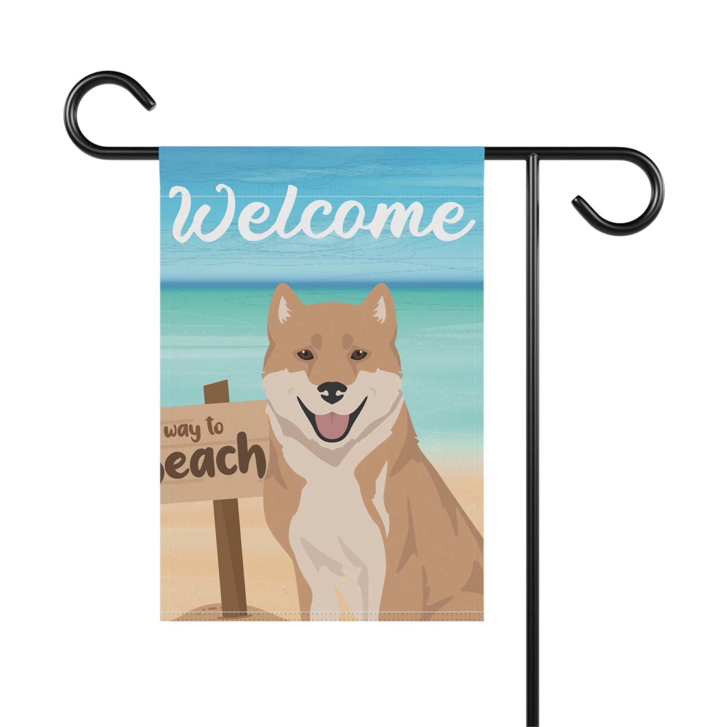 Kishu Ken Dog Garden Flag