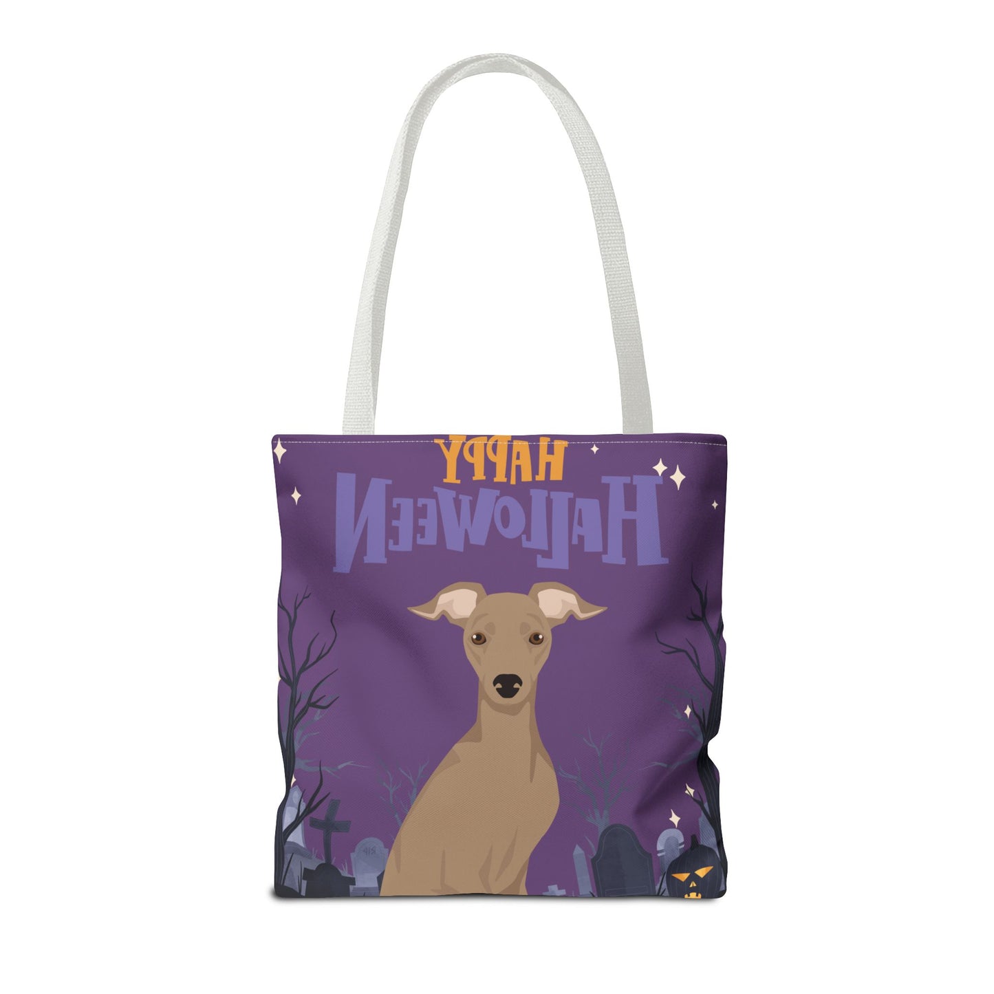 Italian Greyhound Dog Happy Halloween Tote Bag 16x16