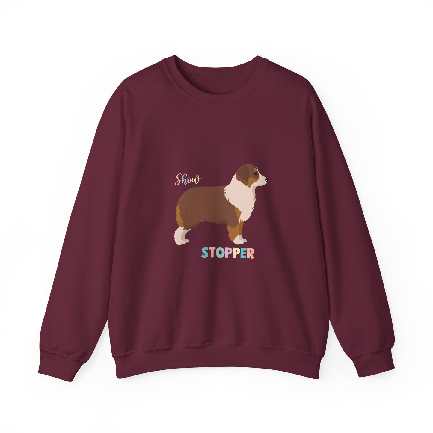 Miniature American Shepherd Dog Unisex Heavy Blend Crewneck Sweatshirt