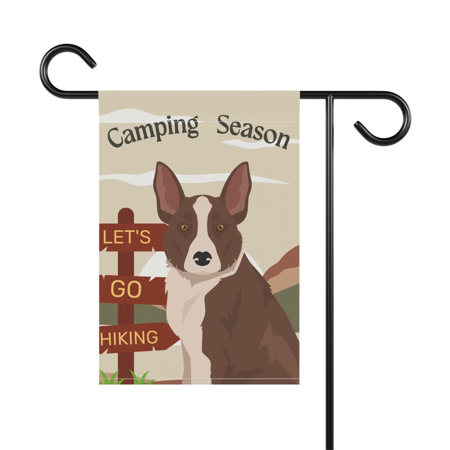 McNab Dog Camping Garden Flag