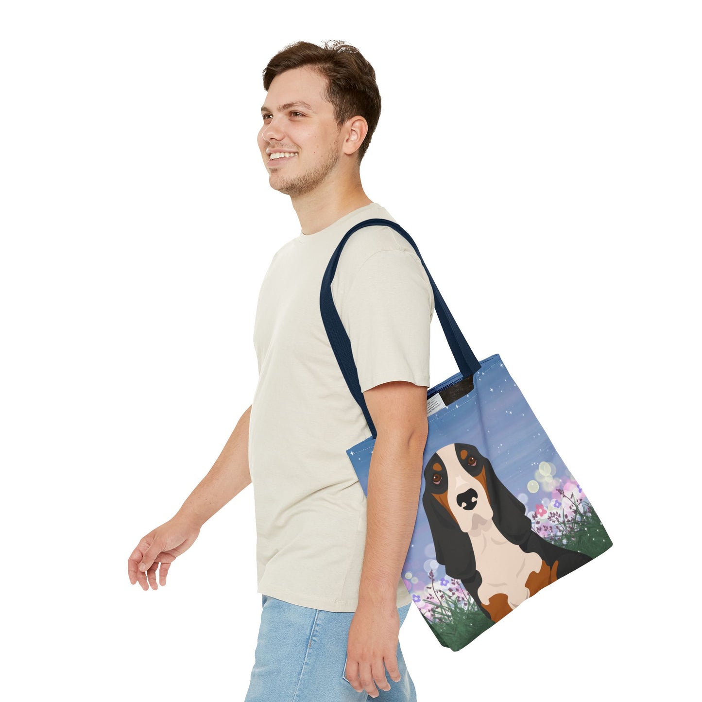 Basset Hound Dog Tote Bag 16x16