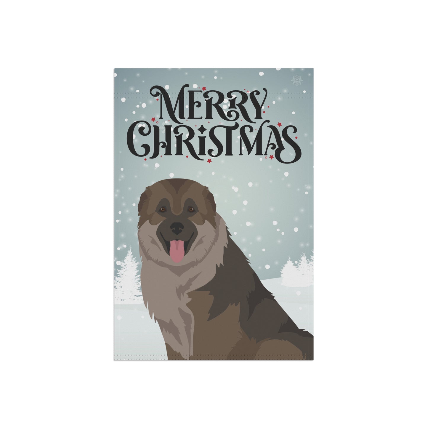 Caucasian Shepherd Dog Garden Flag