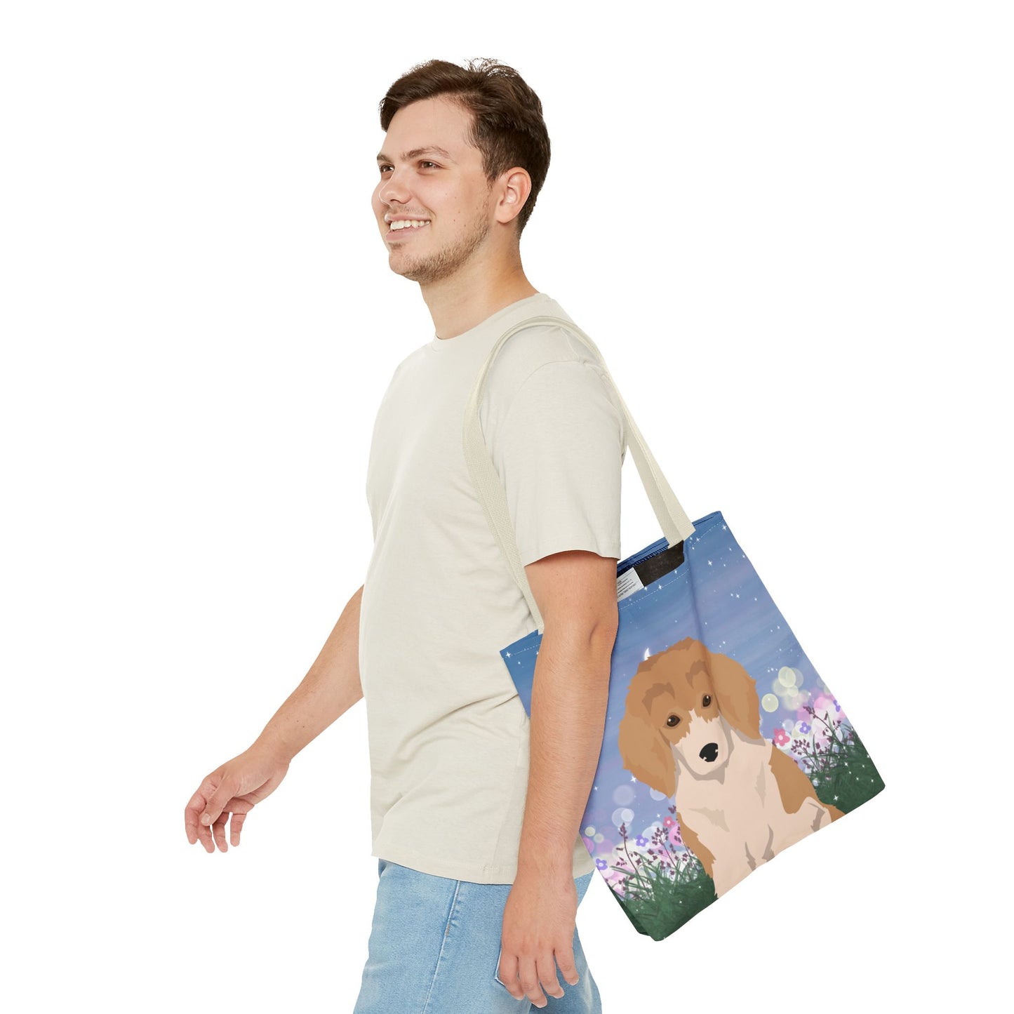 Poodle Dog Tote Bag 16x16
