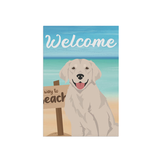Golden Retriever Dog Garden Flag