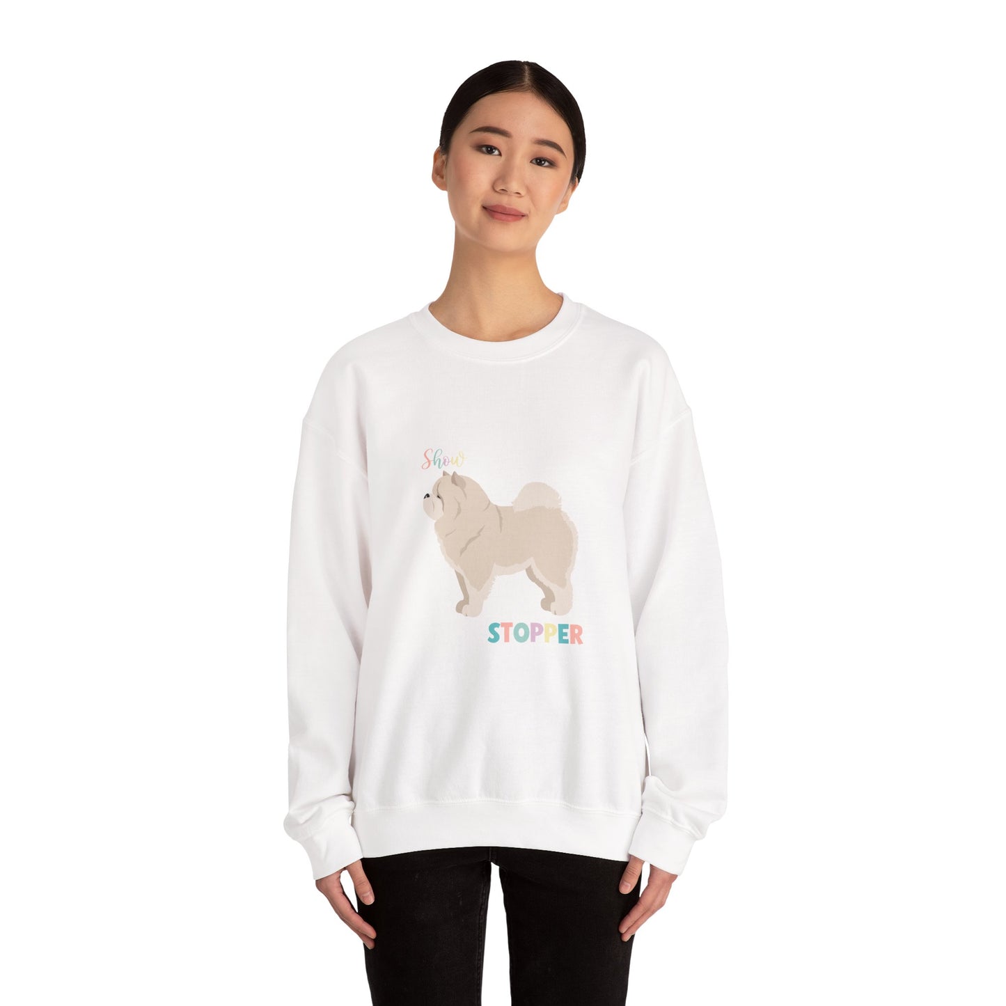 Chow Chow Dog Unisex Heavy Blend Crewneck Sweatshirt