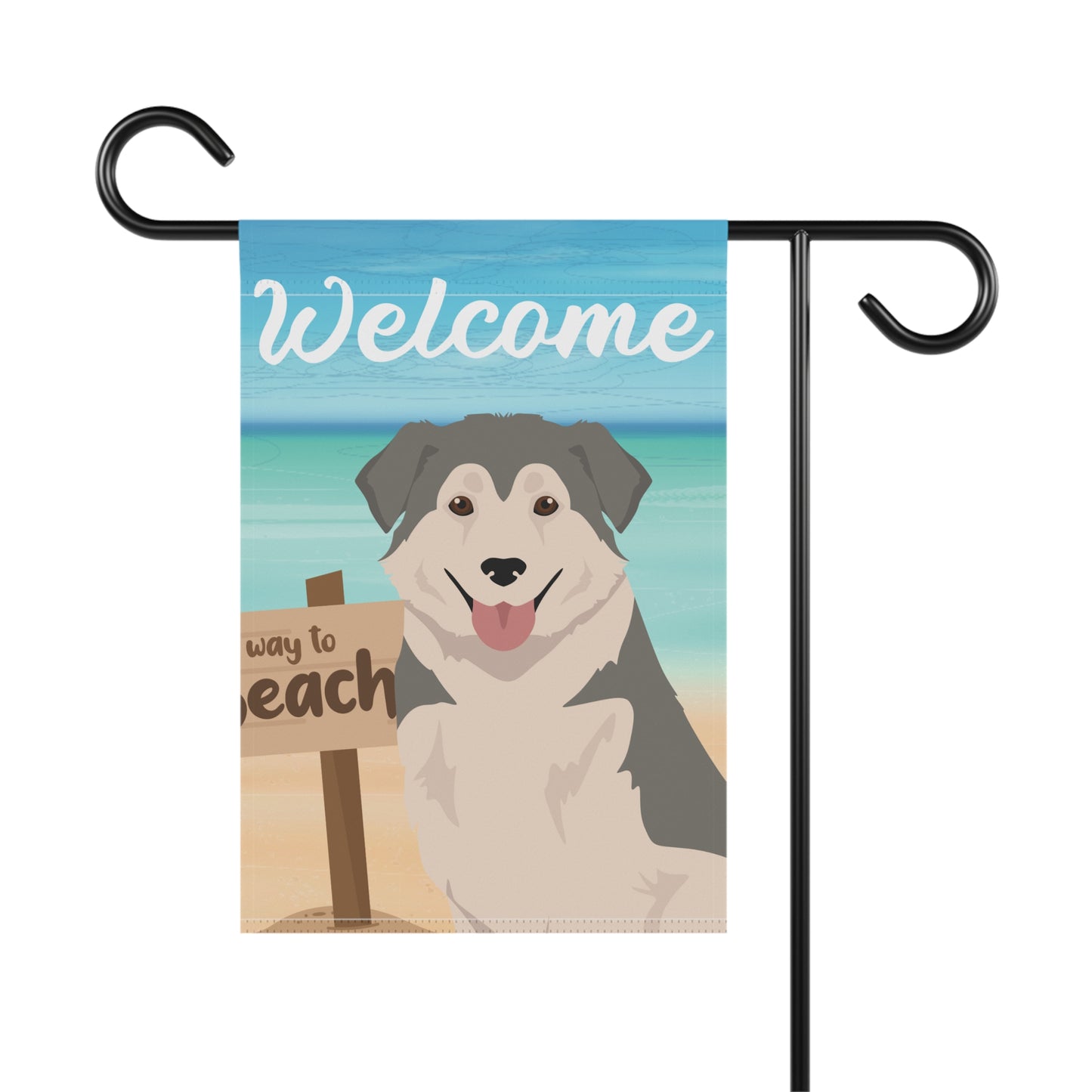 Aidi Dog Garden Flag