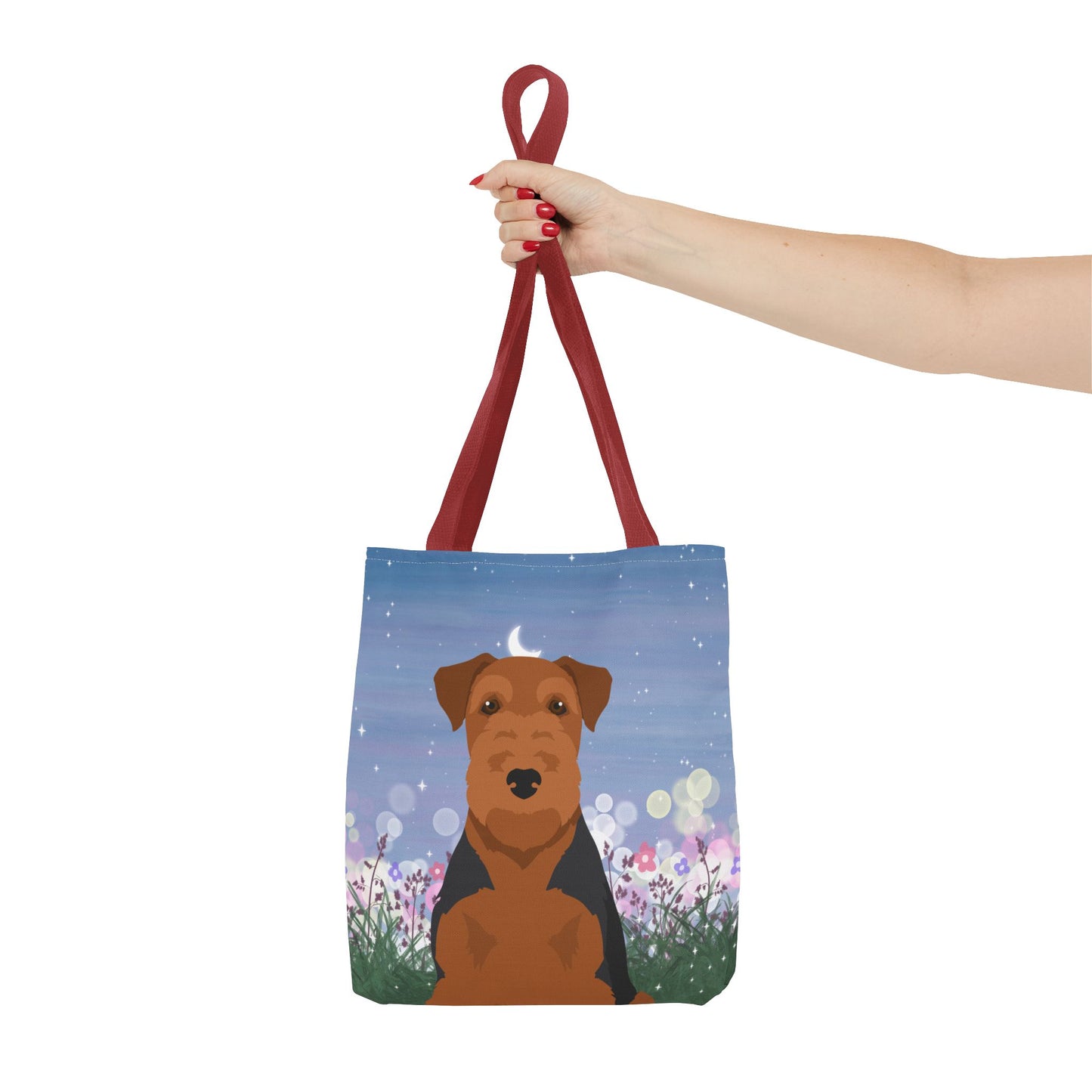 Welsh Terrier Dog Tote Bag 13x13