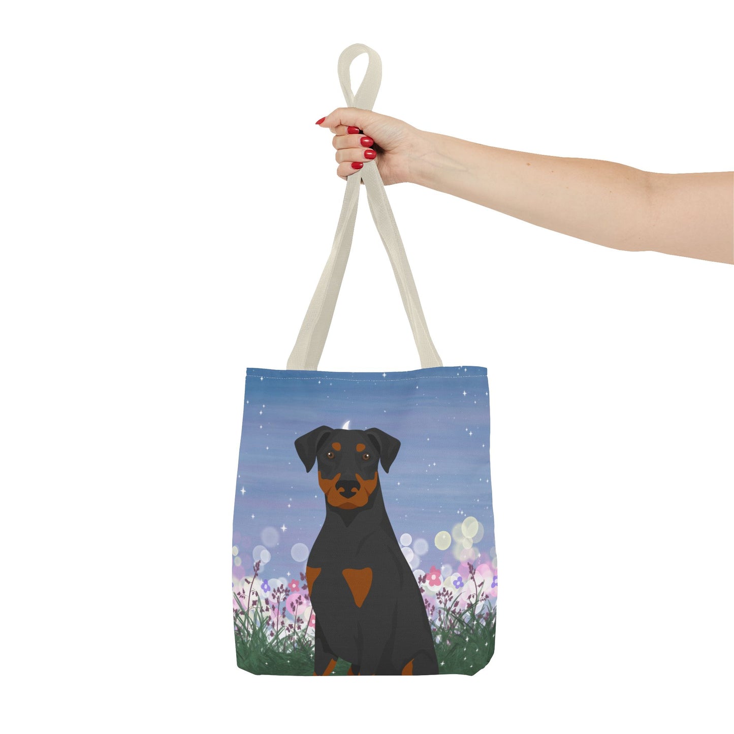 Dobermann Pinscher Dog Tote Bag 13x13