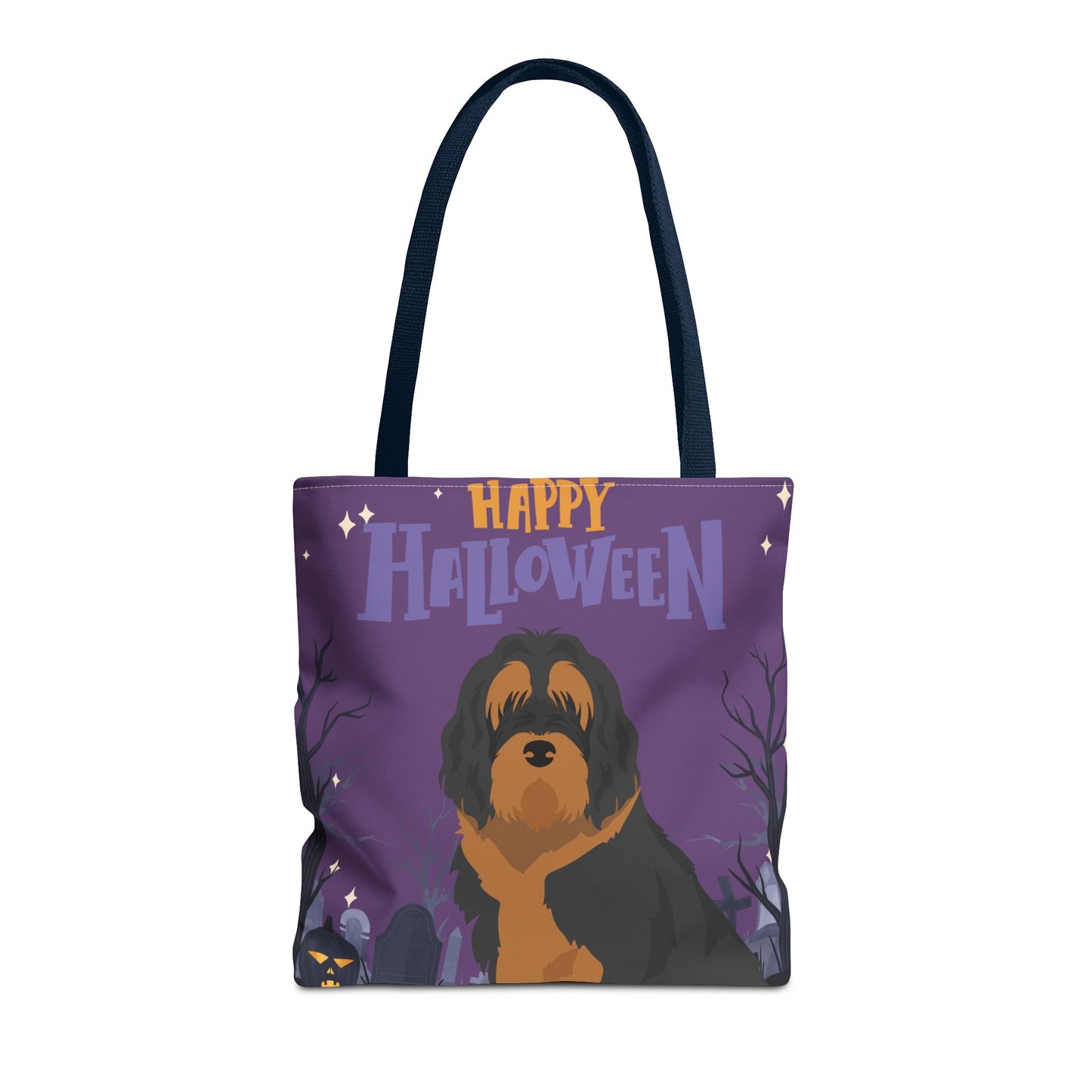 Otterhound Dog Happy Halloween Tote Bag 16x16