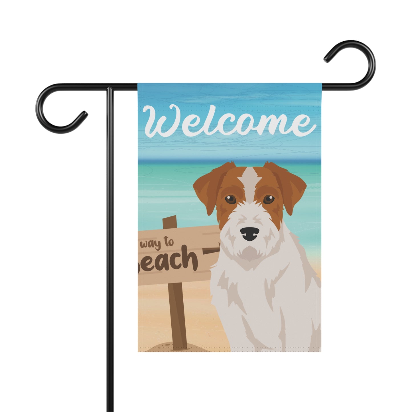 Jack Russell Terrier Dog Garden Flag