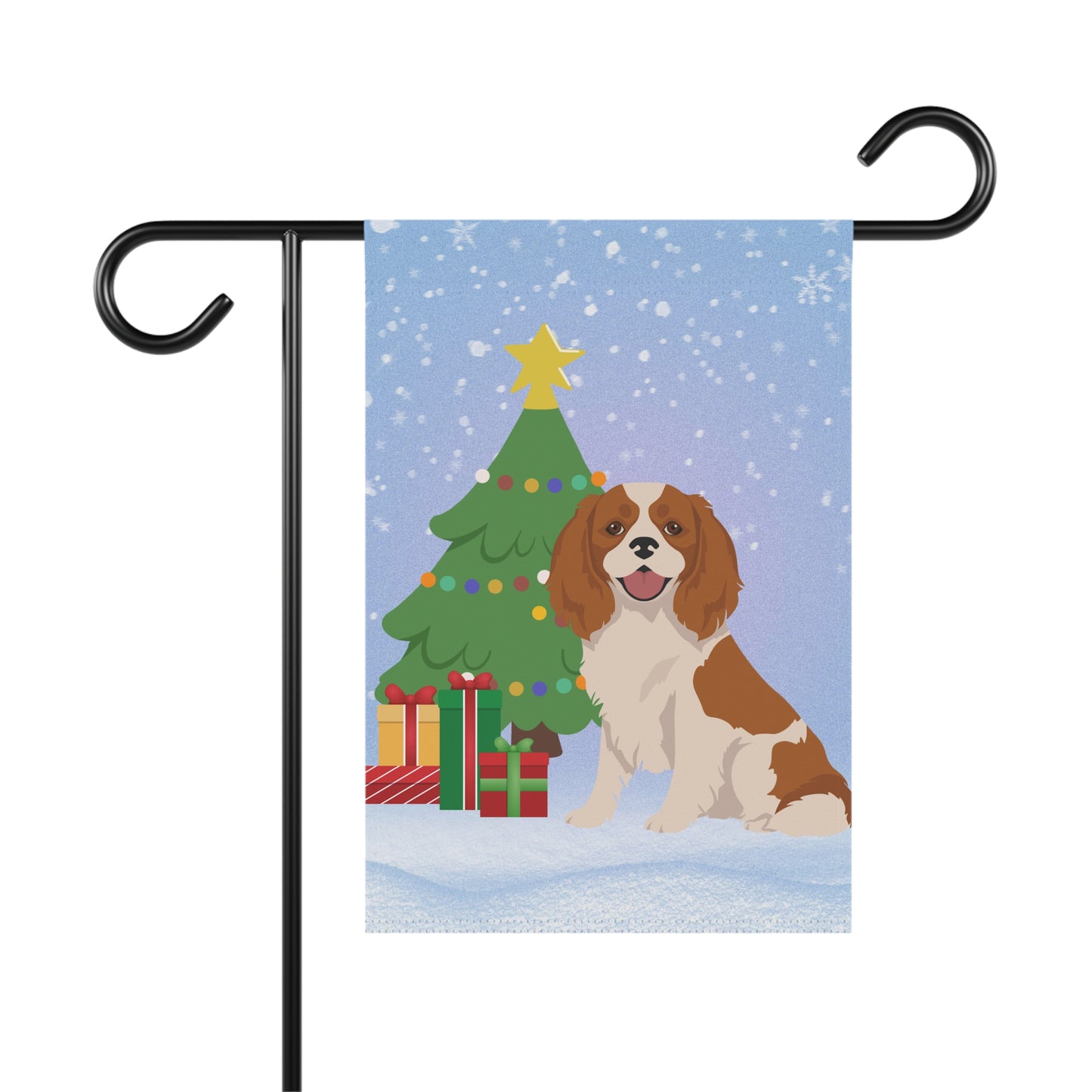 Cavalier King Charles Spaniel Dog Garden Flag