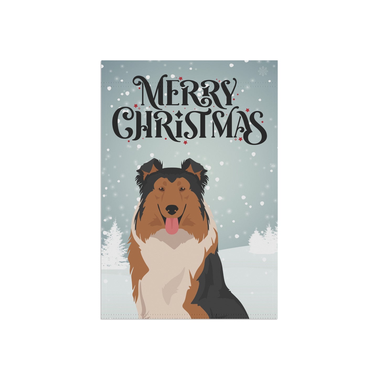 Collie Dog Garden Flag