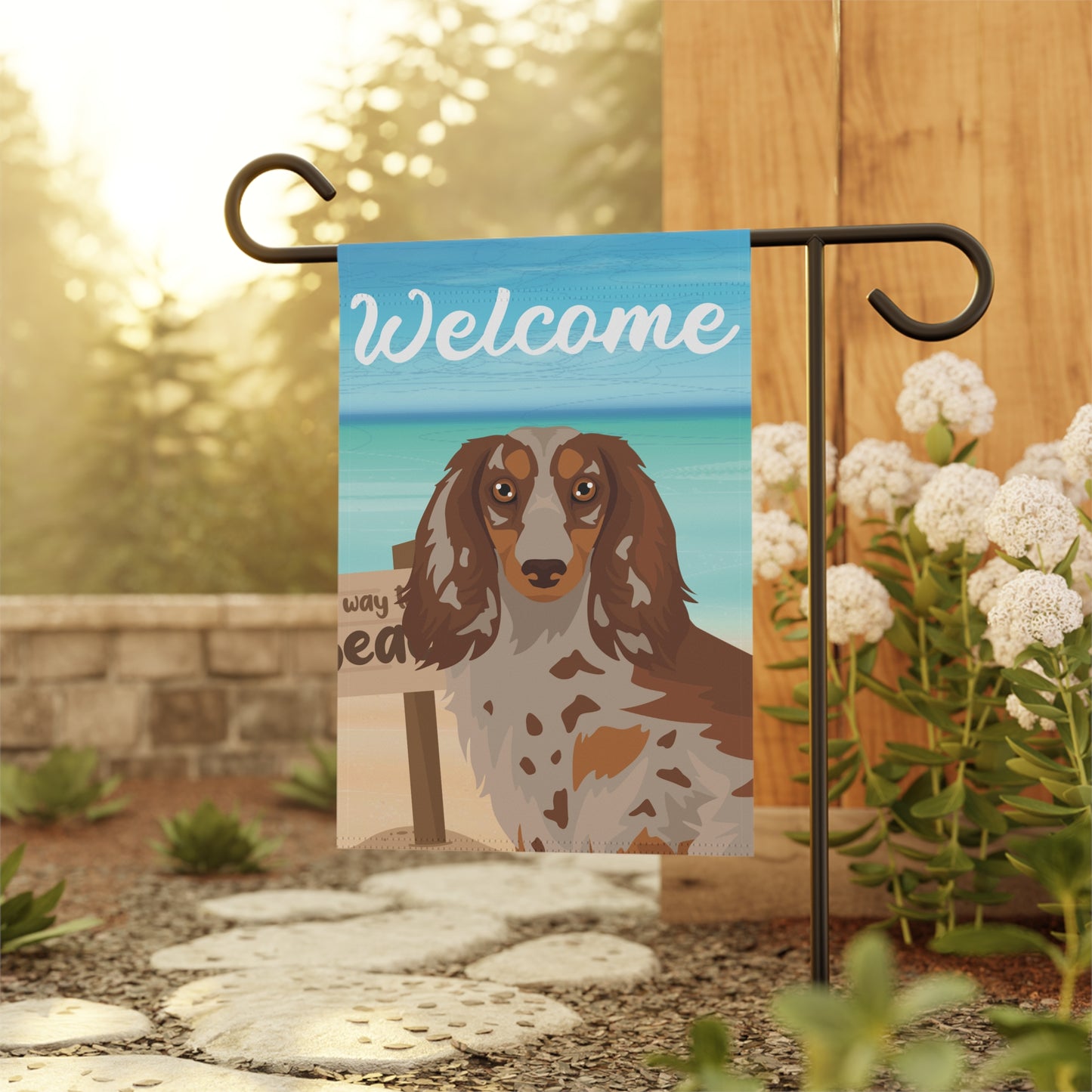Dachshund Dog Garden Flag