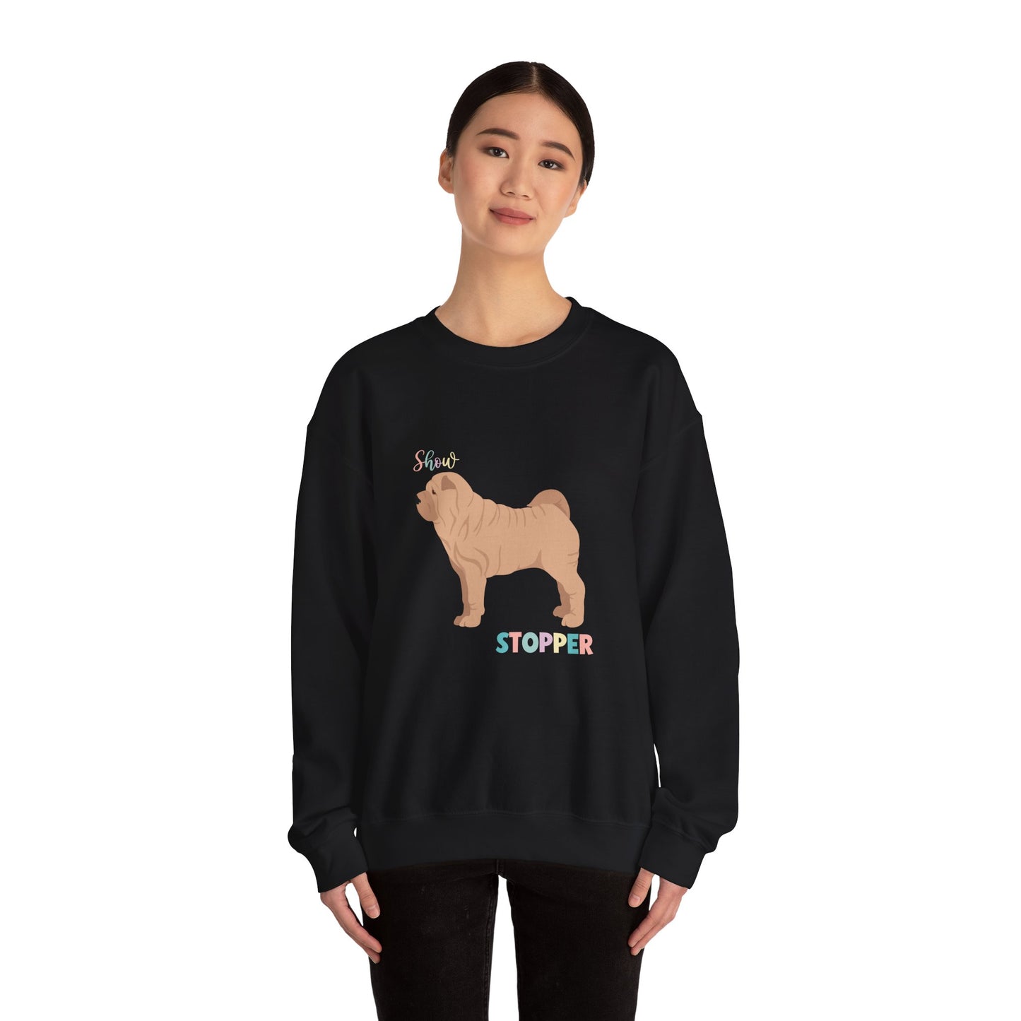Shar Pei Dog Unisex Heavy Blend Crewneck Sweatshirt