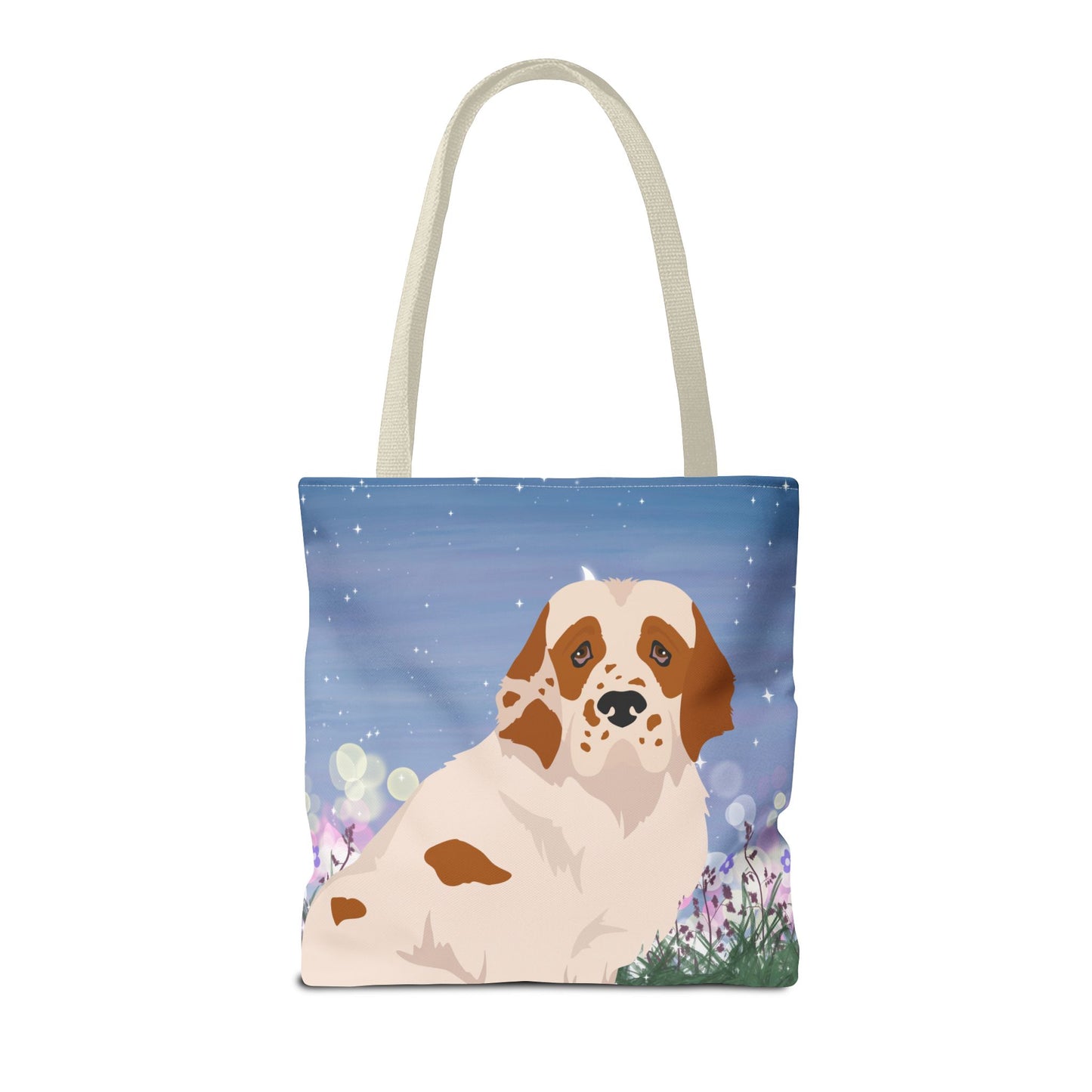 Clumber Spaniel Dog Tote Bag 16x16