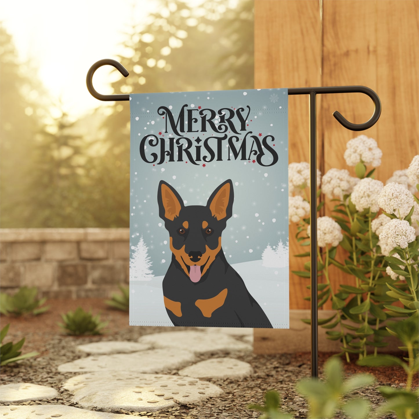 Lancashire Heeler Dog Garden Flag