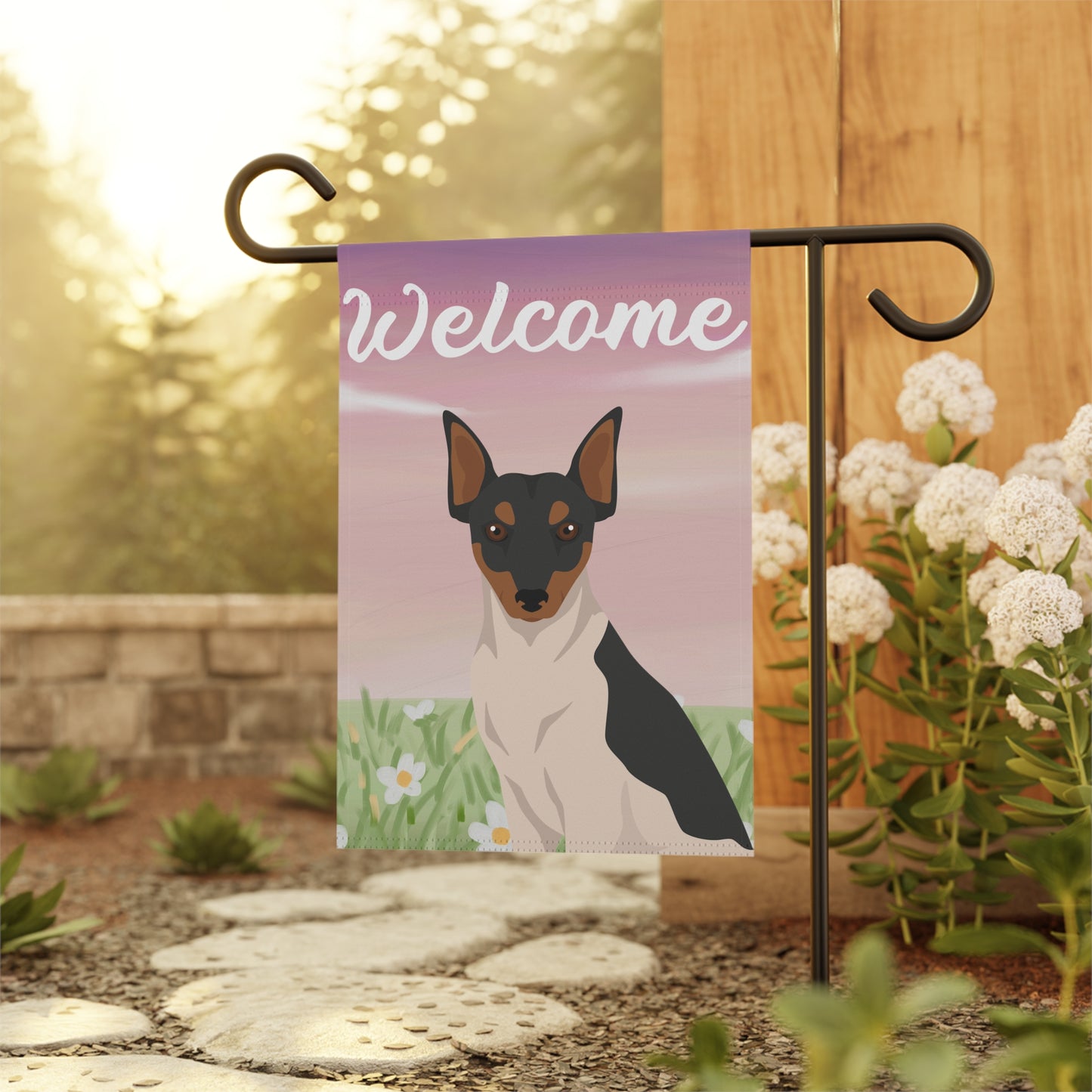 Brazilian Terrier Dog Welcome Garden Flag