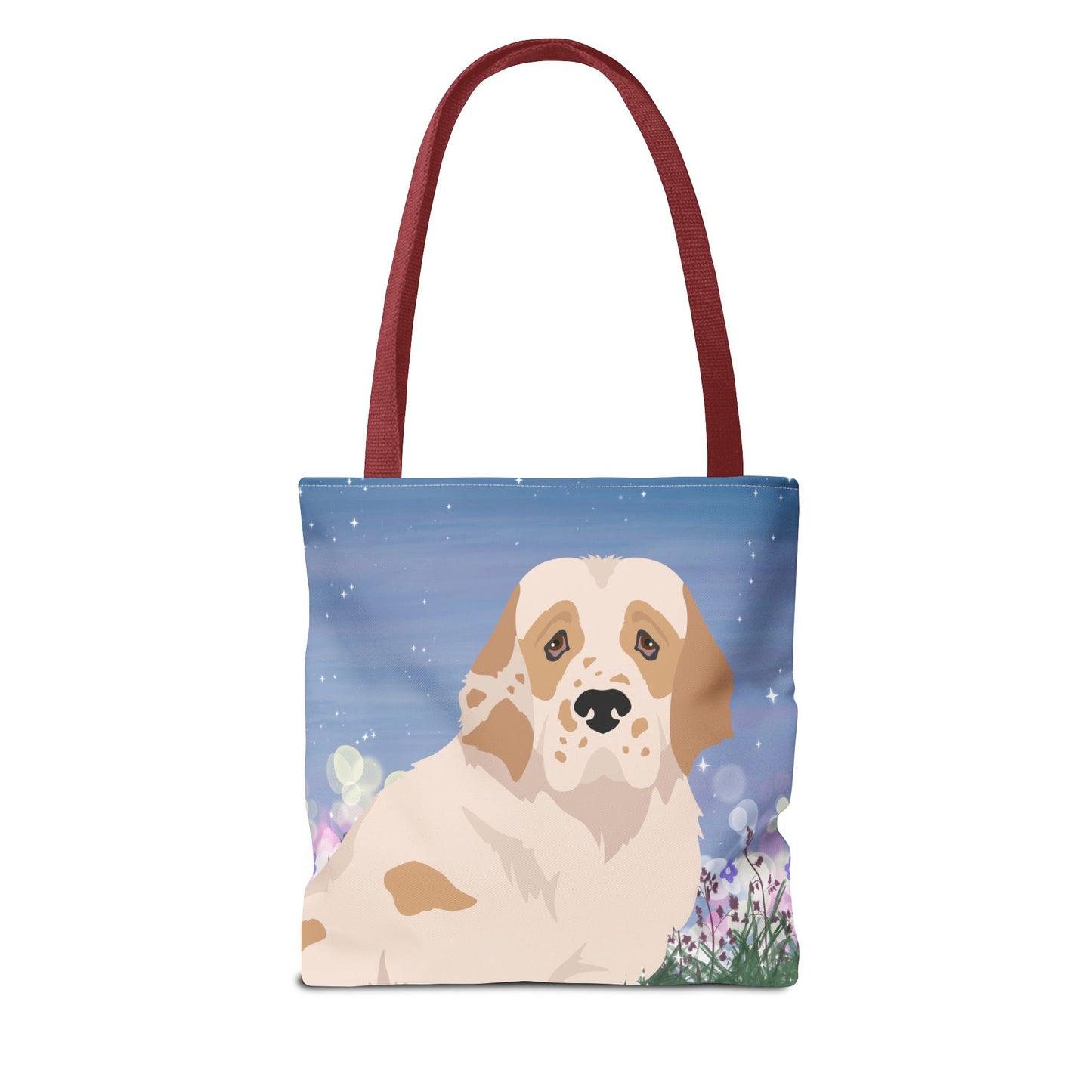 Clumber Spaniel Dog Tote Bag 13x13
